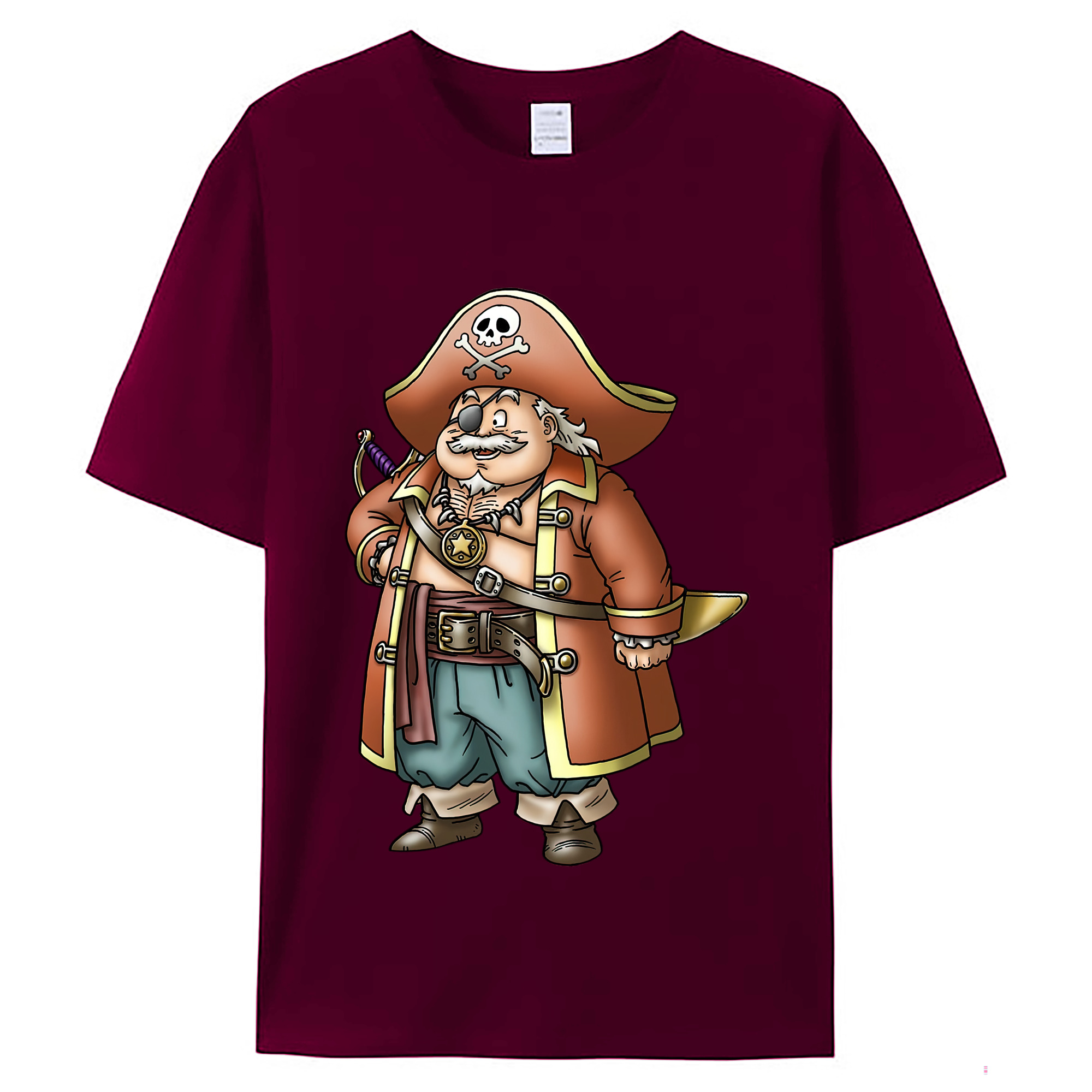 （画像用） ドラゴンクエスト Doragon Kuesuto Dragon Quest レディースカジュアルプリントTシャツ（綿100％）